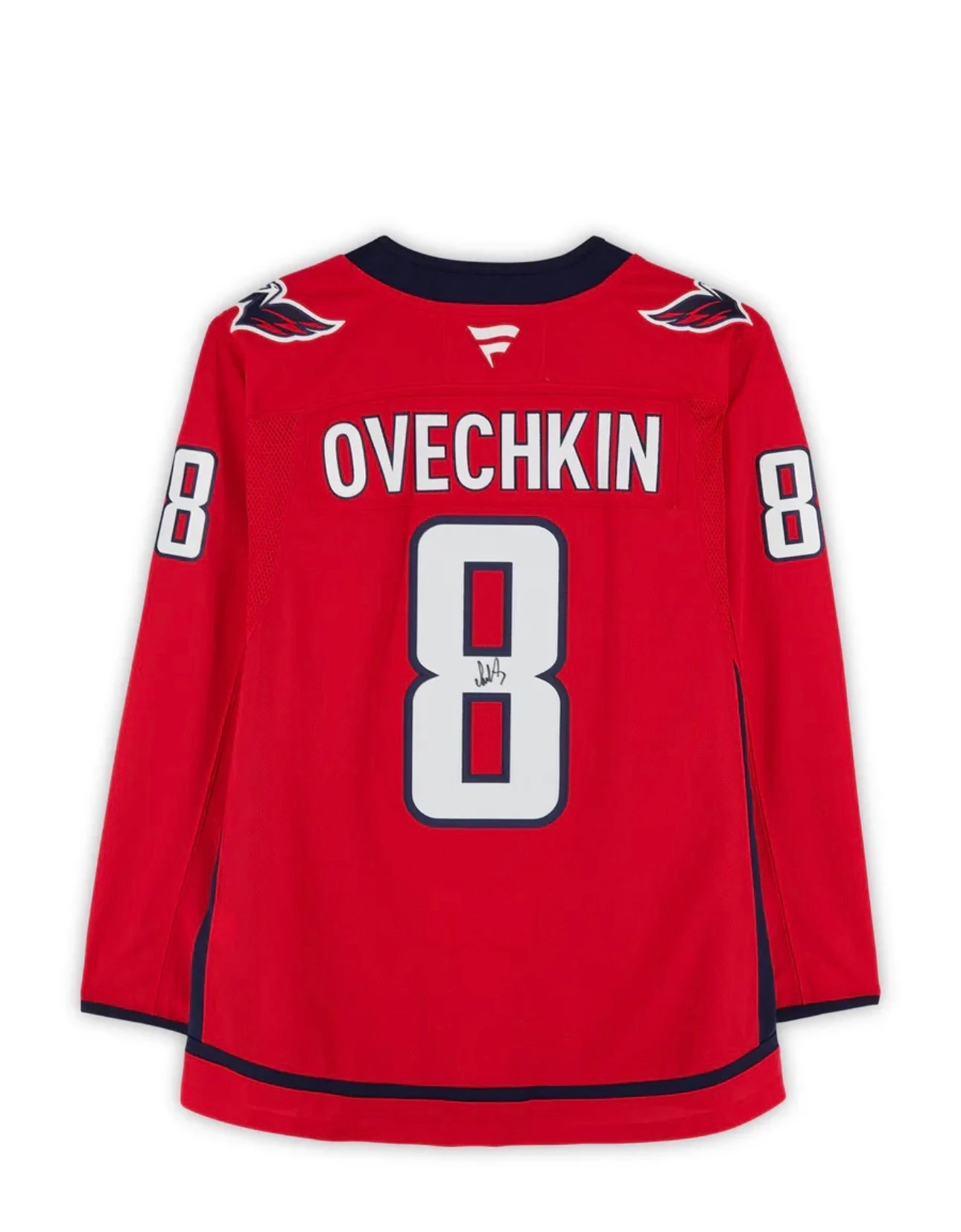 Signed Alex Ovechkin Washington Capitals Red #8 Jersey